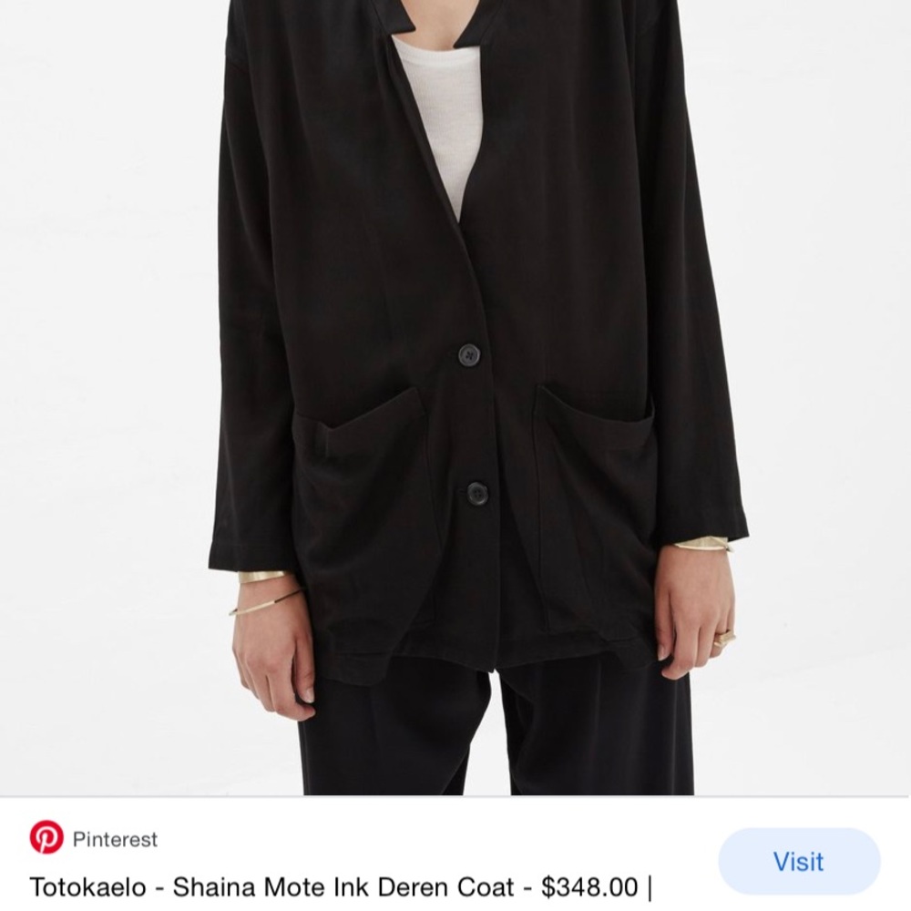 Shaina Mote Derek coat, Ink